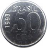 Cruzeiro Real- 50 Cruzeiro Reais coin 1993, 1994