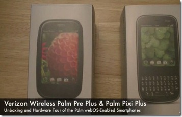 Palm Pre Plus & Palm Pixi Plus: video anteprima