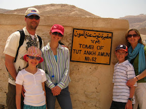 6 April 2009 - About to enter King Tut's tomb