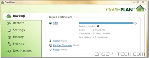 Get CrshPlan to work with Network drives or a NAS