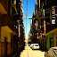 The street of our hostel... Ghettto.