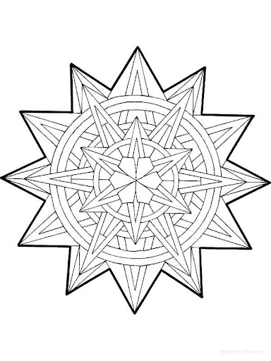 dibujos mandalas navidad