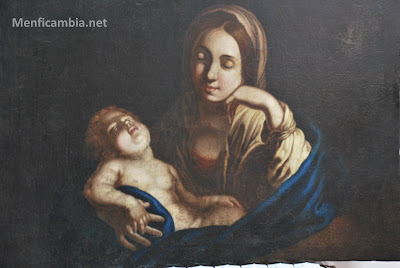 La madonna col bambino dormiente