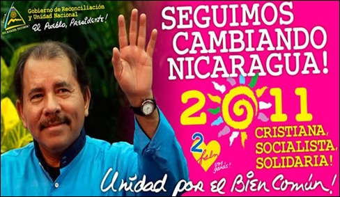 seguimos cambiando nicaragua 2011 daniel ortega comite solidaridad sandinista