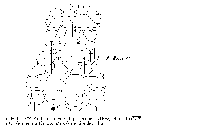 バレンタインデー,チョコレート,メイド,プレゼント