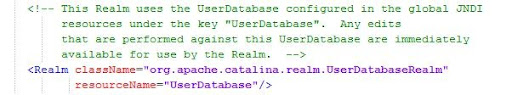 The default server.xml has the