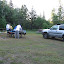 Setting up camp