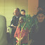 Frank Walter Steinmeier im Infocafe