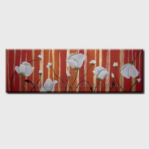 Cuadros modernos Amapolas blancas