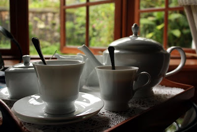 Breakfast tea at Ceylon Tea Trails in Sri Lanka