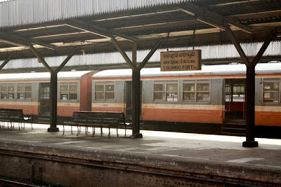 Colombo train station in Sri Lanka