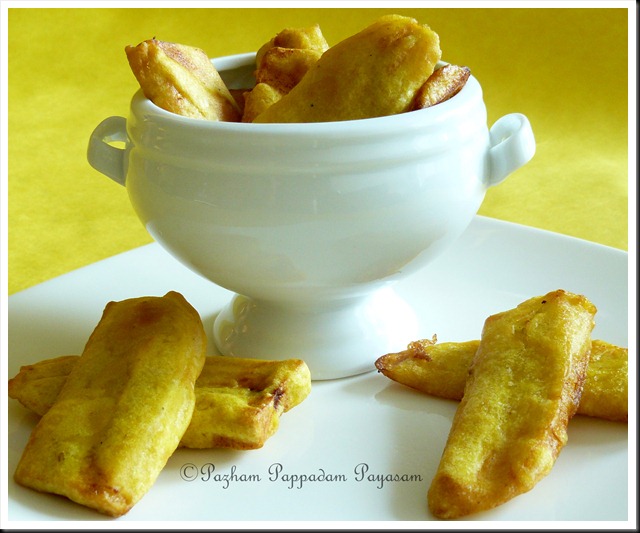Pazham Pori / Ripe plantain fritters