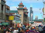 Chinese New Year parade in Chicago. Easy to do when staying at the Ambassador East Hotel.