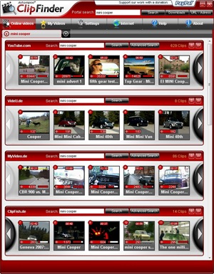 ClipFinder videos