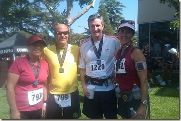 Fontana half marathon finish 3