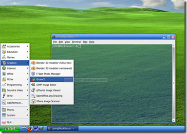 Winbdows Desktop (on Linux)