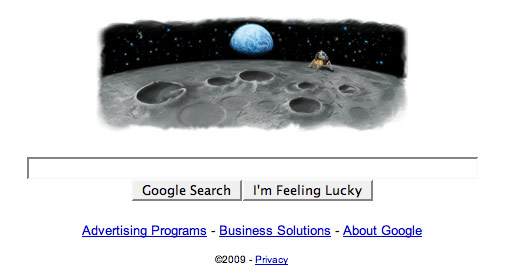 Google Moon logo