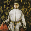 N. Pirosmani. A Boy Carrying Food.