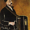 N. Pirosmani. Barrel Organist.
