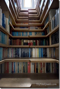 staircase bookshelf
