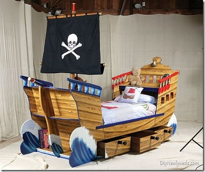 pirate ship bed