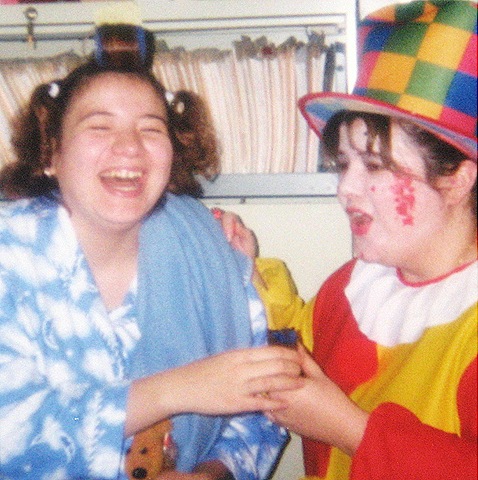 bee clown n nancy That 39s me and her she and I dressed up for a special