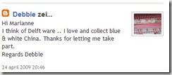 debbie comment