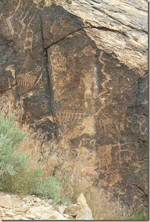 Petroglyph at South East end of Gap