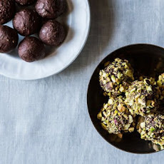 Chocolate Pomegranate Truffles