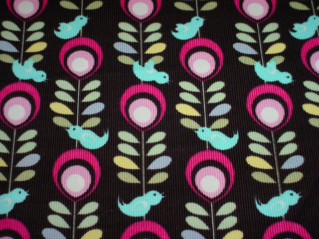 Song Birdie on Sable Corduroy
