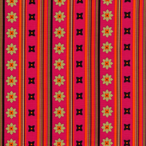 DC3898 Fire Flowery Stripe