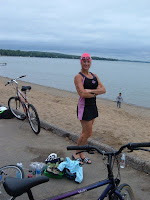Erika at the Minnewaska Triathlon