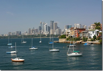 View of CBD, Cremorne Point, Sydney