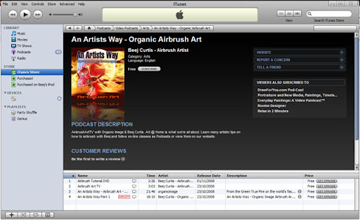 Airbrush Artists Way - iTunes Screenshot