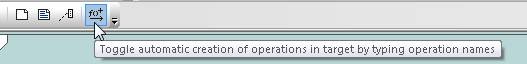 Altova UModel toolbar button for automatic creation of operations in classes