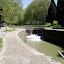 Canal du Midi near Villedubert - Lock (ecluse)