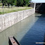 Beaucaire, Canal Rhone a Sete - the final disused Rhone lock (ecluse)