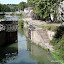 Beziers, Canal du Midi - disused lock (ecluse) onto the river Orb