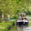 Villepinte, Canal du Midi - bank-side mooring and plane trees
