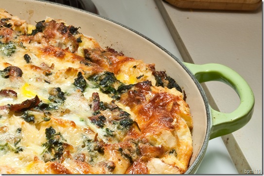 bacon spinach strata-2