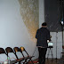 Cameron Hu rehearsing for his and David Kant's piece "Straight Line Between Terminals."