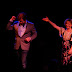 Composer Paul Swartzel with pianist Lisa Moore after the performance of his piece "Honky Tonk Toccata" on the 2010 MATA Festival at Le Poisson Rouge