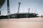 The outside of the main stadium
