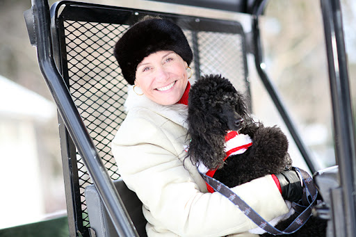 Susan Magrino and her dog, Churchill. Photo credit: Raymond Haddad http://www.flickr.com/photos/raymondhaddad/