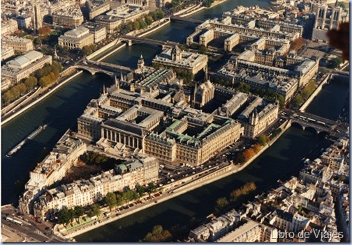 Cite de Paris. Vista aérea