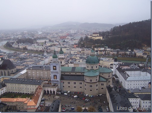 Vistas de Salzburgo desde el Castillo
