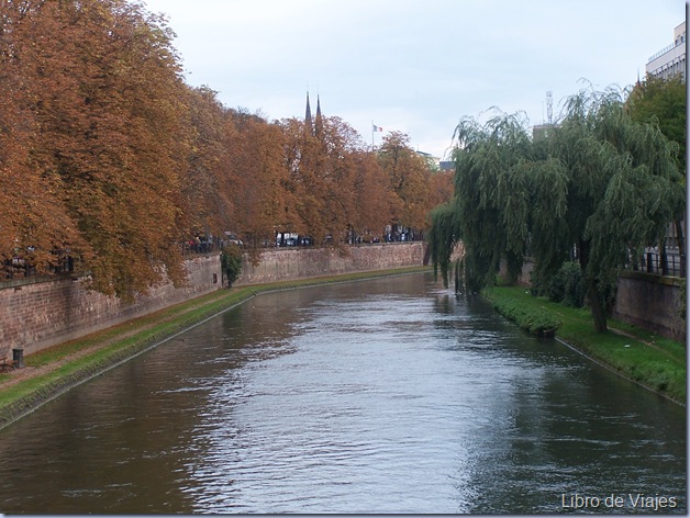 Canal Central de Estrasburgo, corazon de la Isla de la Ciudad francesa