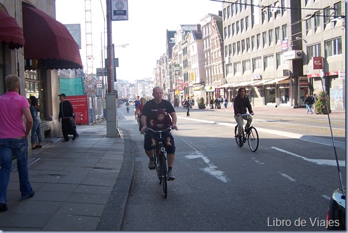 La Bicicleta es el medio más usado como transporte público y privado en Ámsterdam