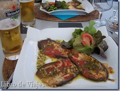 Plato Típico Provenzal. Restaurante Les Oliviers en Saint Remy en Provence