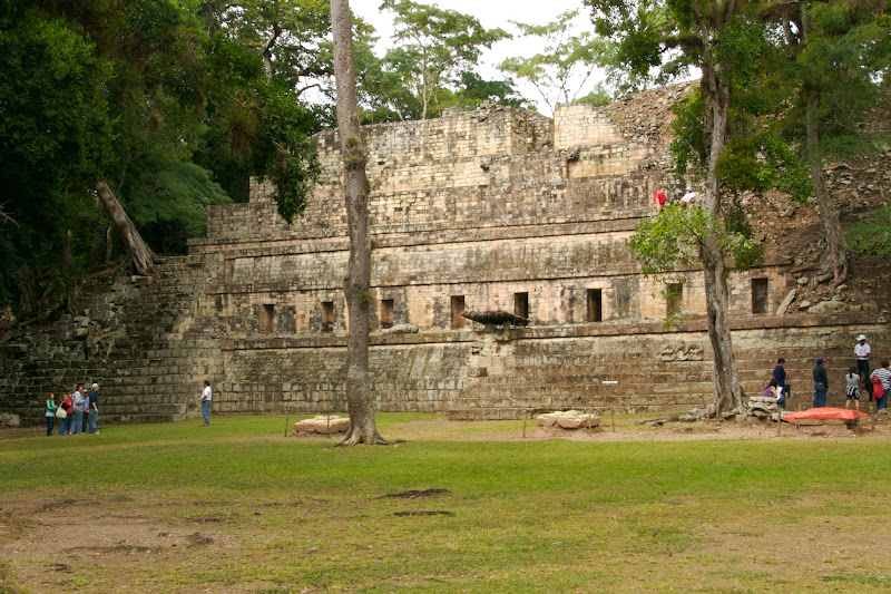 copan ruins copan ruins through trees
